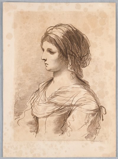 Donna con turbante da Francesco Bartolozzi