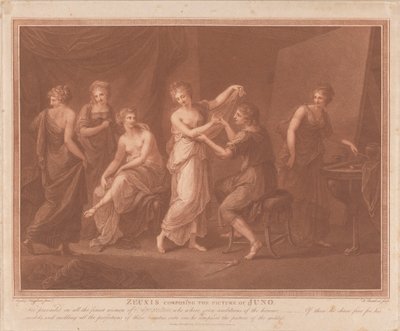 Zeusi che Compone il Quadro di Giunone da Francesco Bartolozzi