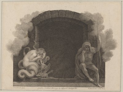 La tomba della morte da Francesco Bartolozzi after Thomas Stothard
