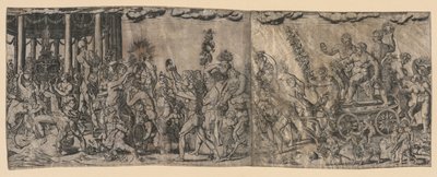 Scena baccanale, fine 1500-inizio 1600 da Francesco Bertelli