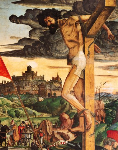 Ladro (dettaglio) dalla Crocifissione, di Francesco de