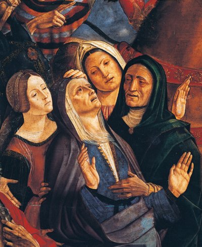 Vergine, (dettaglio) da Francesco Bianchi Ferrari