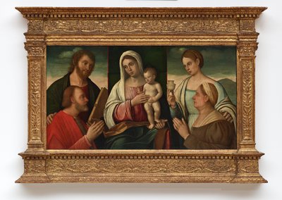 Madonna col Bambino con santi e donatori da Francesco Bissolo