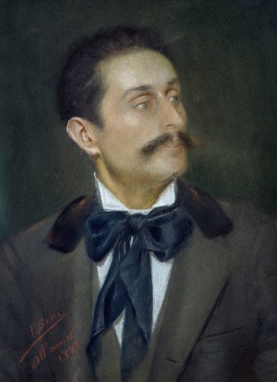 Ritratto del pittore Mariano Mancini da Francesco Brici
