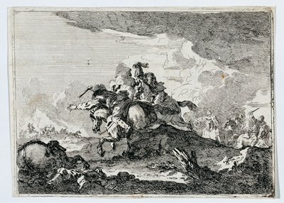 Combattimento a cavallo da Francesco Casanova
