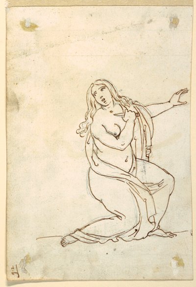Lucrezia o Tarquinia che si pugnala da Francesco Coghetti
