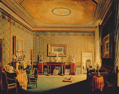 Salone nella Casa Barberini, 1830-40 da Francesco Diofebi