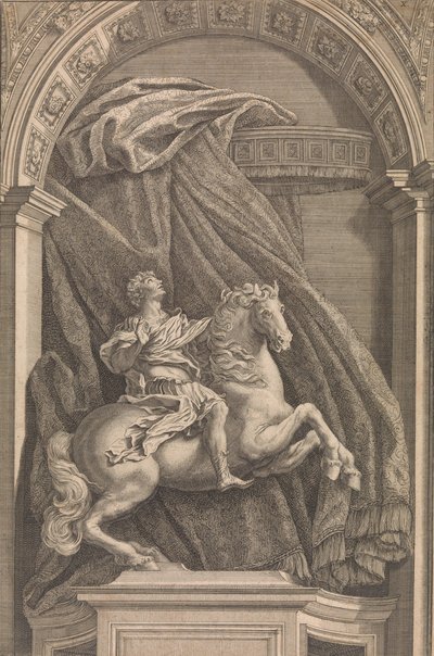 Statua Equestre di Costantino il Grande da Francesco Faraone Aquila