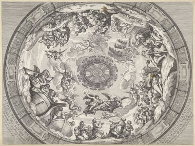 Decorazione della cupola con figure dell