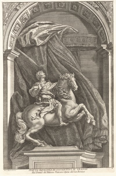 Statua di Costantino, 1704-1742 da Francesco Faraone Aquila