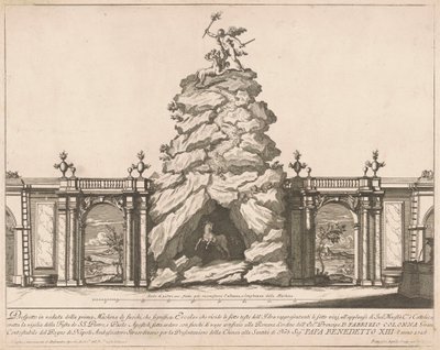 La Prima Macchina per la Chinea del 1726: Ercole e l