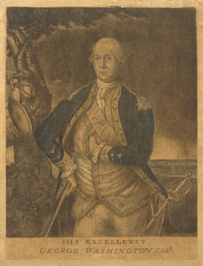 Sua Eccellenza, George Washington Esqr., c. 1776 da Francesco Fergola