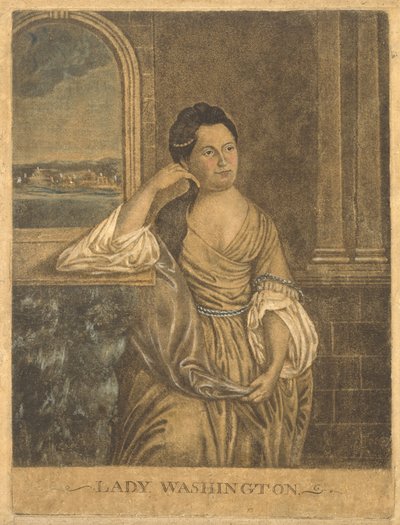 Lady Washington, c. 1776 da Francesco Fergola