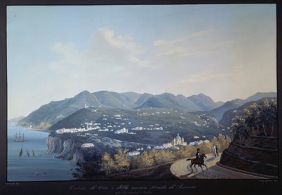 Vico Equense e la nuova strada per Sorrento da Francesco Fergola