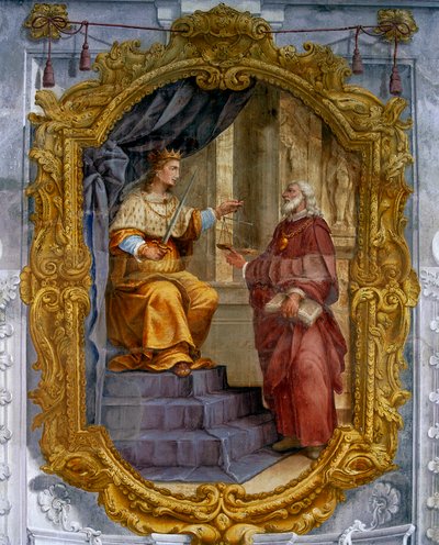 Allegoria della Giustizia e del Consiglio da Francesco Ferrari