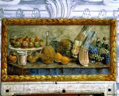 Natura morta con cardi (affresco) da Francesco Ferrari