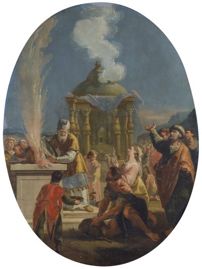 Sacrificio di Aronne, di Francesco Fontebasso da Francesco Fontebasso