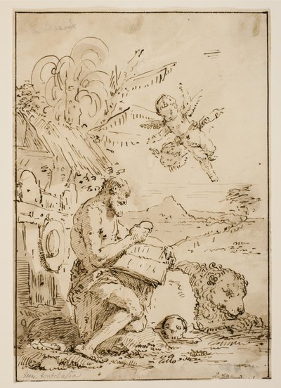 San Girolamo nel deserto da Francesco Fontebasso