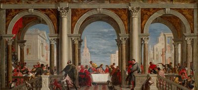 Il banchetto nella casa di Levi da Francesco Fontebasso