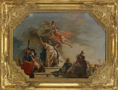 Il sacrificio di Ifigenia, XVIII secolo da Francesco Fontebasso