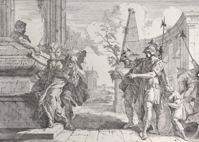 Il Sacrificio di Polissena, da Baccanali e Storie da Francesco Fontebasso