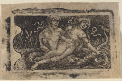 Tritone e Ninfa da Francesco Francia or Peregrino da Cesena