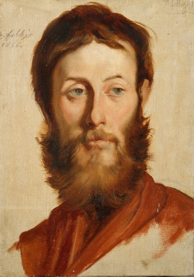 Ritratto del pittore Ernesto Rayper da Francesco Gandolfi