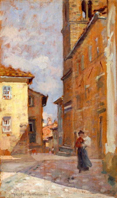 Per strada a Volterra da Francesco Gioli