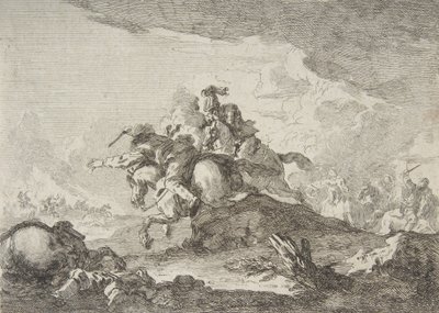 Carica di cavalleria, metà-fine XVIII secolo da Francesco Giuseppe Casanova
