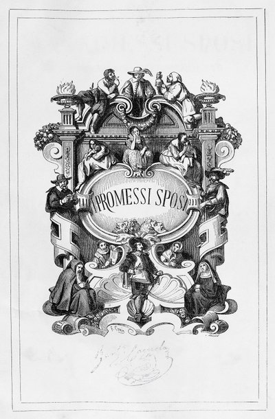 I Promessi Sposi, frontespizio per l