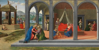 Scene dalla vita di San Giovanni Battista, ca. 1506-7 da Francesco Granacci