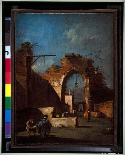 Una coppia di Capriccio da Francesco Guardi