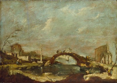 Paesaggio di capriccio da Francesco Guardi