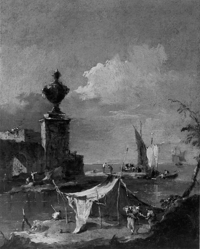 Capriccio: La laguna da Francesco Guardi