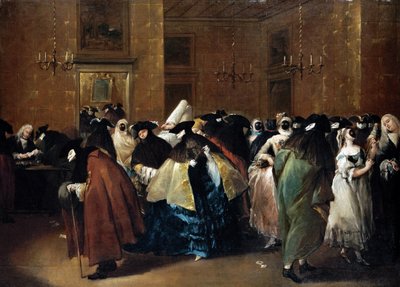 Casino (Il ridotto) a Venezia da Francesco Guardi
