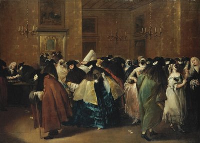 Casino Il ridotto a Venezia da Francesco Guardi