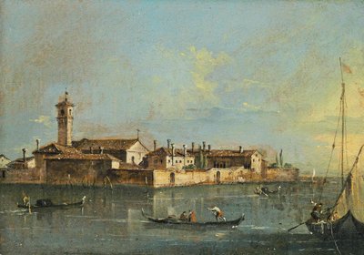 Isola del Lazzaretto Vecchio, seconda metà del XVIII sec. da Francesco Guardi