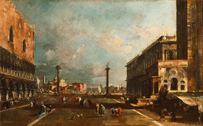 Piazzetta San Marco verso San Giorgio, Venezia da Francesco Guardi