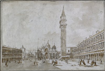 Piazza San Marco, Venezia da Francesco Guardi