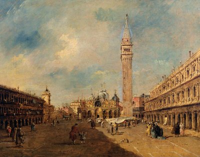 Piazza San Marco da Francesco Guardi