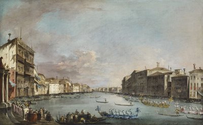 Regatta in Venice da Francesco Guardi