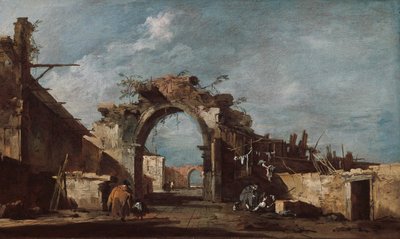 Arco in rovina, 177593 da Francesco Guardi