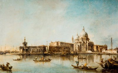 Santa Maria della Salute e la Dogana, Venezia, 1760-1790 da Francesco Guardi