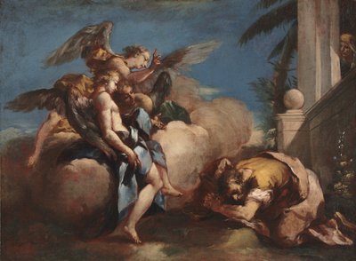 Gli angeli appaiono ad Abramo, 1750 da Francesco Guardi