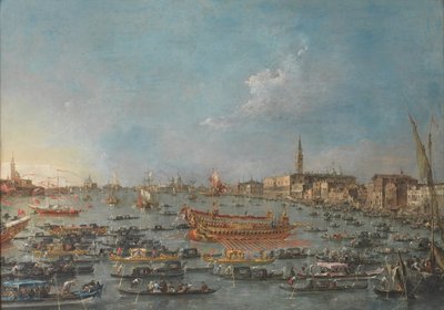 La Festa del Bucintoro a Venezia da Francesco Guardi
