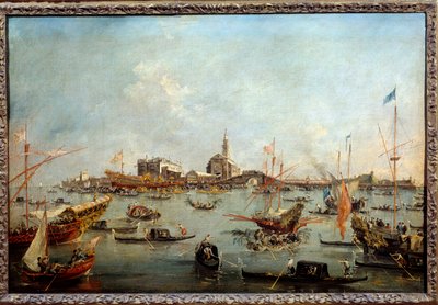 Il Doge sul Bucintoro a San Nicolò a Venezia il giorno dell