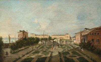 Il Giardino di Palazzo Contarini dal Zaffo, c.1770 da Francesco Guardi