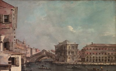 Il Canal Grande sopra il Rialto da Francesco Guardi