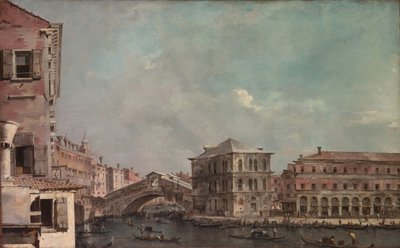 Il Canal Grande sopra il Rialto da Francesco Guardi