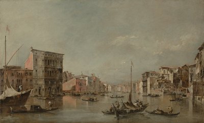 Il Canal Grande a Venezia con Palazzo Bembo, c.1768 da Francesco Guardi